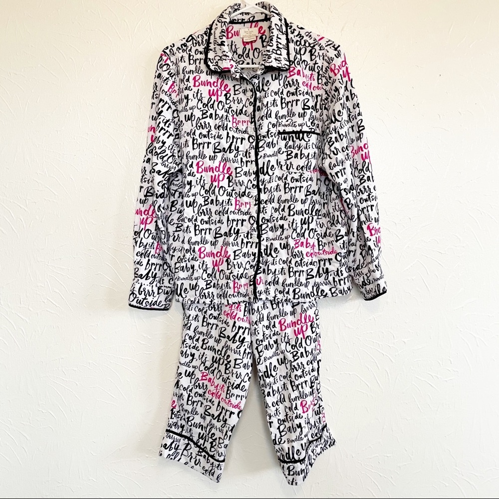 Kate Spade Pajama Set Baby It’s Cold Outside XL